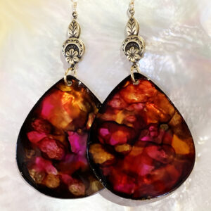 Product Image: Coal & Amber Earrings