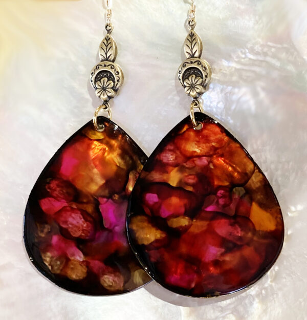 Product Image: Coal & Amber Earrings