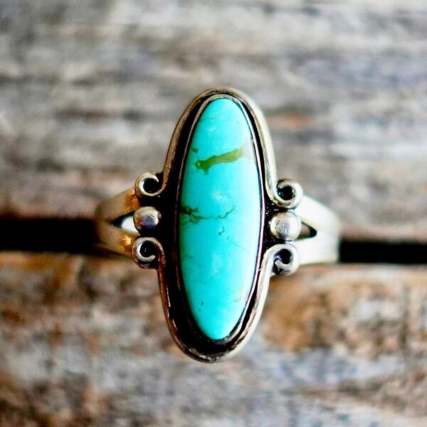 Product Image: Vintage Turquoise Cocktail Ring