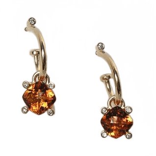 Product Image: 14KY Gold Earrings with Citrine and Diamonds