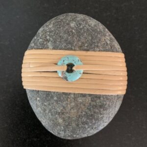 Product Image: Turquoise Bead Wrapped Rock