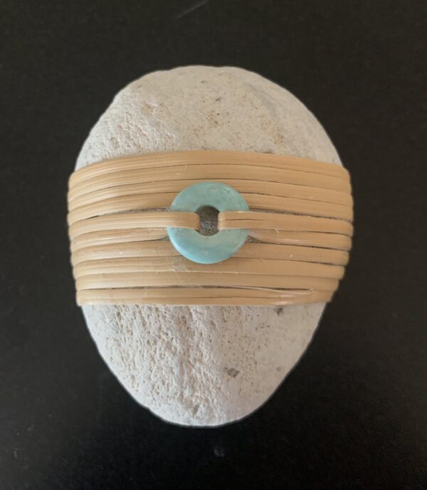 Product Image: Turquoise Bead Wrapped Rock