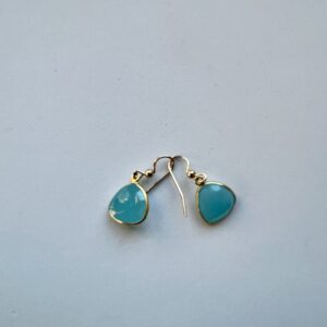 Product Image: Chalcedony/Bronze Earrings