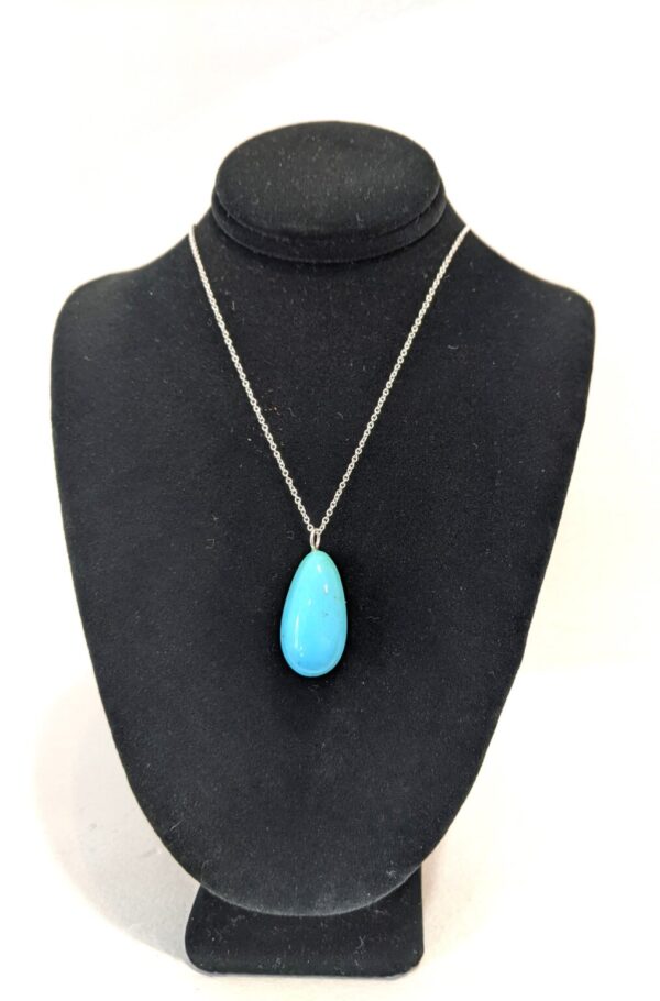 Product Image: Kingman Turquoise Nuggets on sterling chain by Jennifer Medina