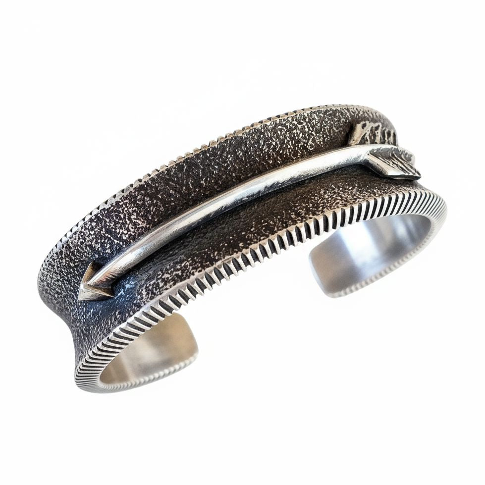 Santa Fe Marketplace Raised Arrow Cuff by Aaron Anderson Product Image: Raised Arrow Cuff by Aaron Anderson