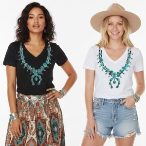 Santa Fe Marketplace Squash Blossom Graphic T-Shirt Product Image: Squash Blossom Graphic T-Shirt