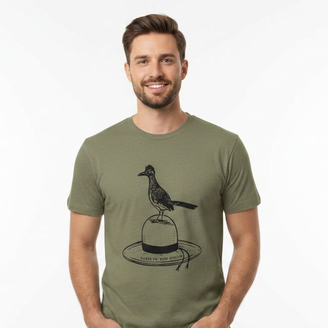 Santa Fe Marketplace Retro Roadrunner Graphic Tee Product Image: Retro Roadrunner Graphic Tee