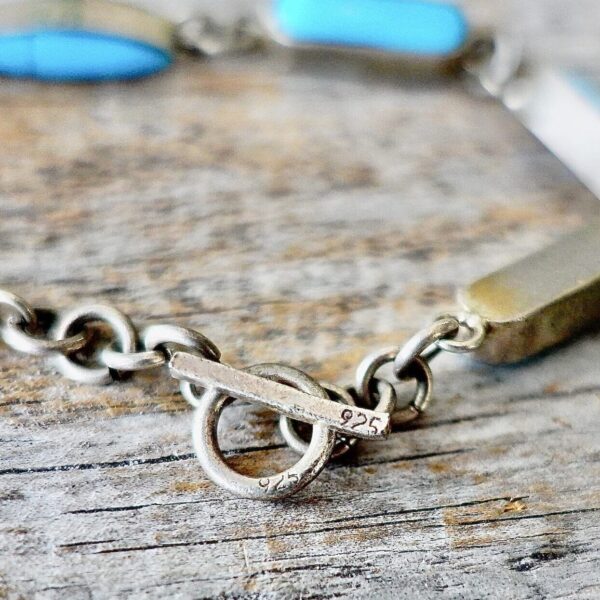 Product Image: Vintage Turquoise Link Bracelet