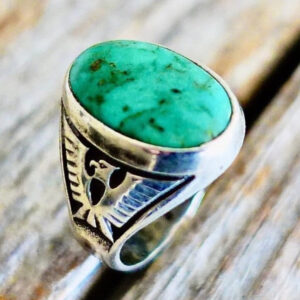 Product Image: Mens Turquoise Thunderbird Ring
