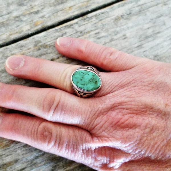 Product Image: Mens Turquoise Thunderbird Ring