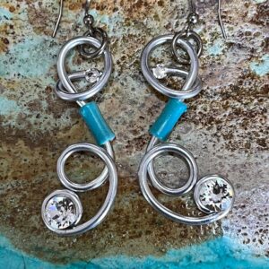 Product Image: Turquoise Bead Earrings