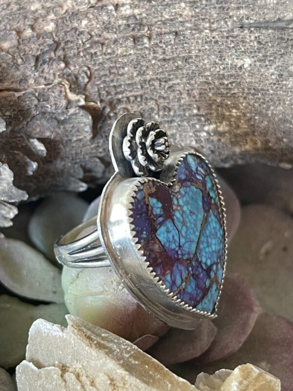 Product Image: Mohave Kingman Turquoise Heart Flower
