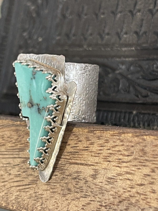 Product Image: Baja Turquoise Bolt Ring Size 7
