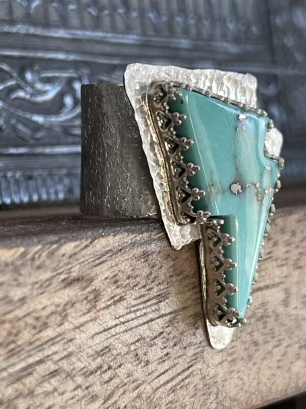 Product Image: Baja Turquoise Bolt Ring Size 7