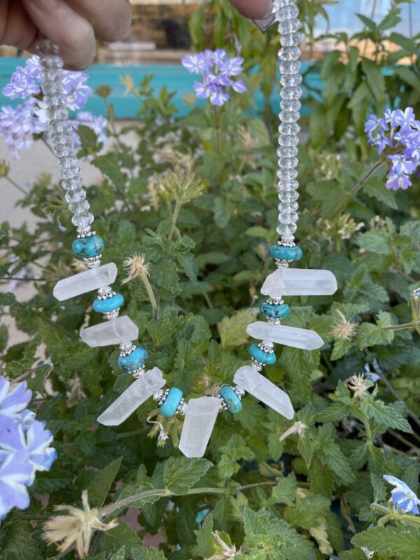 Product Image: Quartz Point Kingman Turquoise Necklace