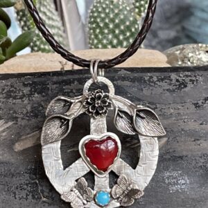 Product Image: Sterling Peace Rosarita Heart Necklace