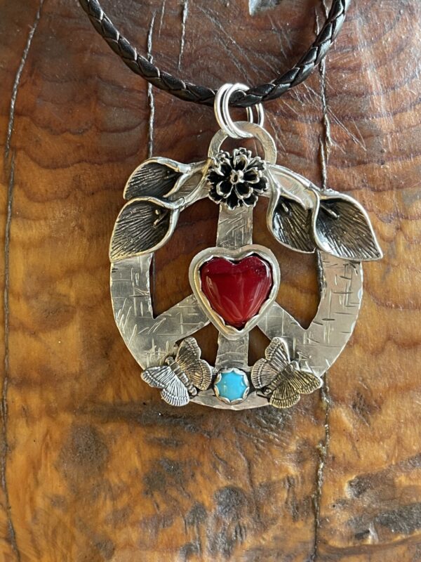 Product Image: Sterling Peace Rosarita Heart Necklace