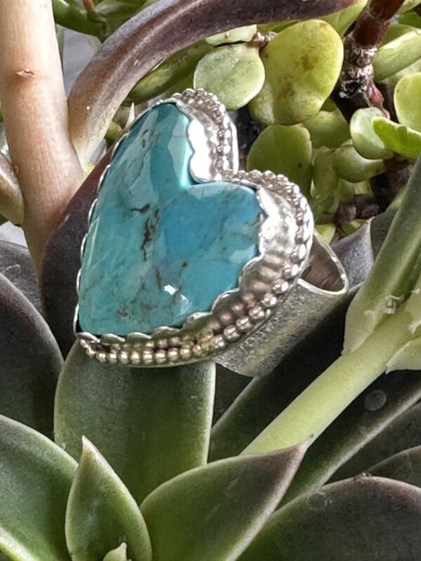 Product Image: Kingman Turquoise Heart Ring