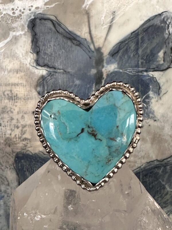 Product Image: Kingman Turquoise Heart Ring