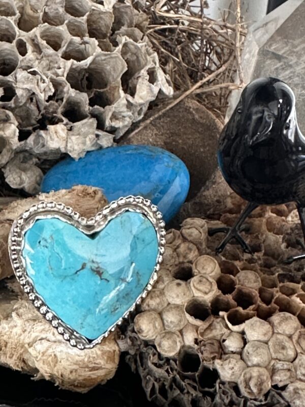 Product Image: Kingman Turquoise Heart Ring