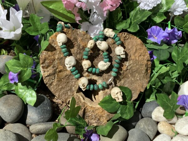 Product Image: Emerald Valley Turquoise 13 Elk Antler Skull Necklace