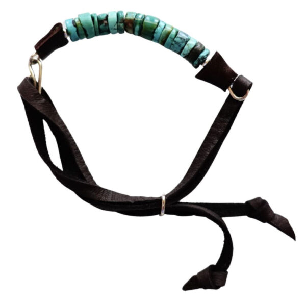 Product Image: Taos Leather & Turquoise Cuff