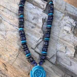 Product Image: Turquoise Rose Necklace