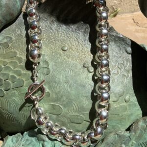 Product Image: Heavy Sterling Silver Link Necklace-AC