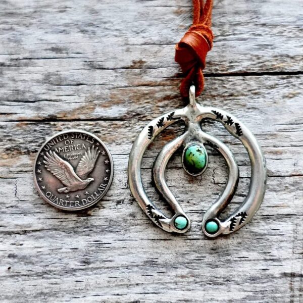 Product Image: Naja Pendant on Deer Leather Cord