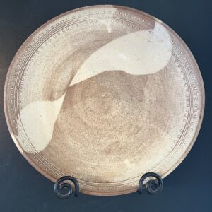 Product Image: Yellow salt serving bowl hand-carved