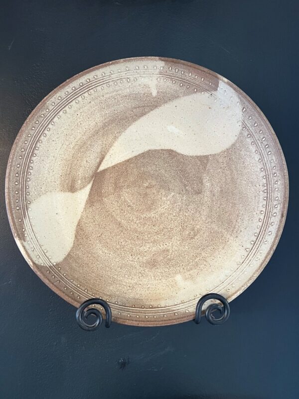 Product Image: Yellow salt serving bowl hand-carved