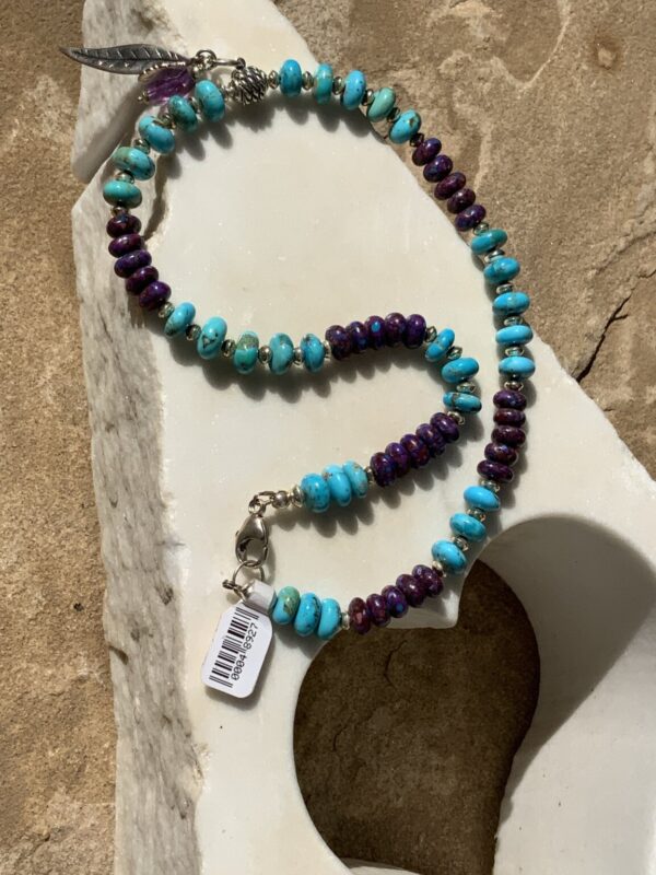 Product Image: Mohave and Kingman Turquoise Feather Necklace