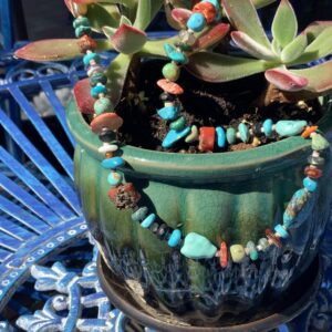 Product Image: Multi Bead Turquoise 19inch Necklace