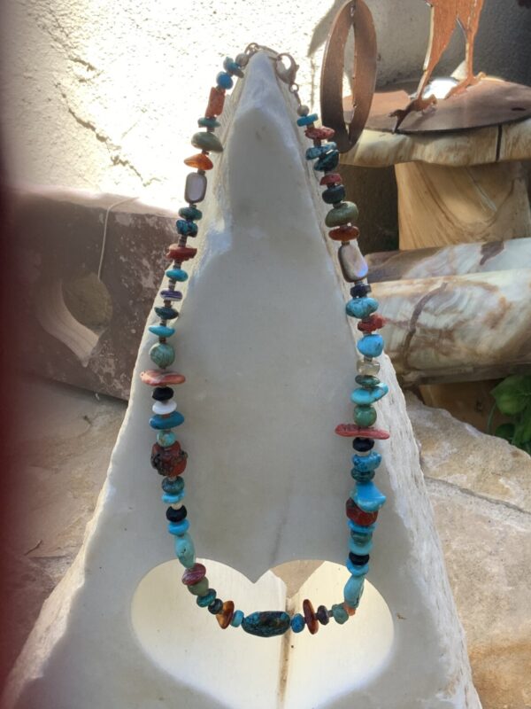 Product Image: Multi Bead Turquoise 19inch Necklace