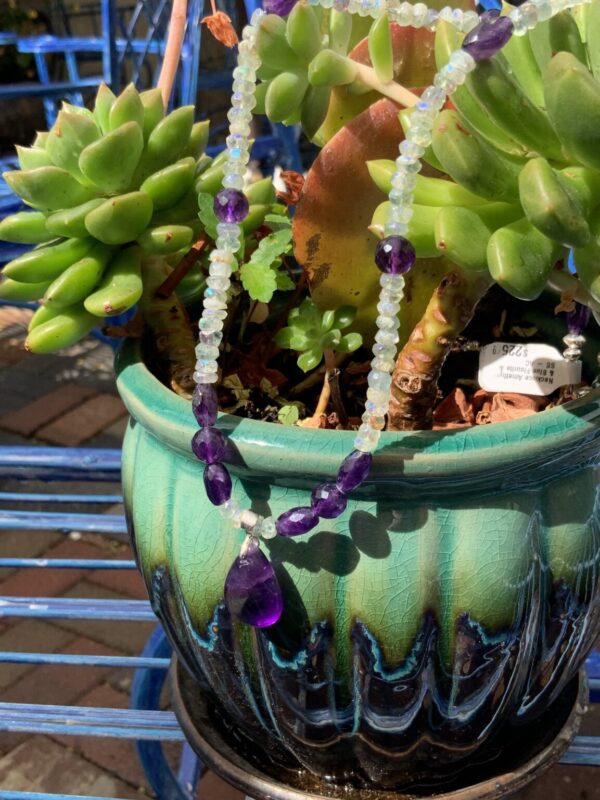 Product Image: Necklace Amethyst & Blue Flourite and SS