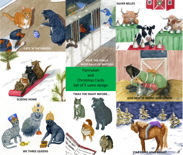 Product Image: HOLIDAY CARD SETS, Hannukah and Christmas