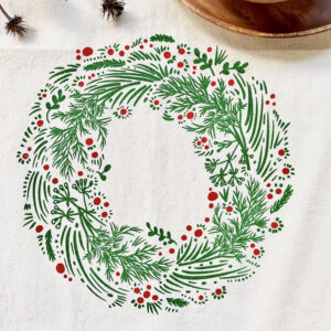 Product Image: Christmas Wreath Kitchen Towel