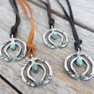 Product Image: Naja Pendant on Deer Leather Cord