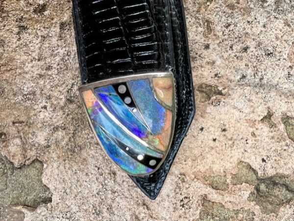 Product Image: Cultured Opal Handsome Belt Buckle Set