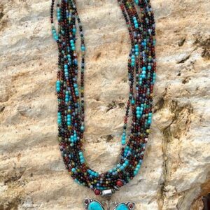 Product Image: Paige Wallace Turquoise Butterfly Necklace