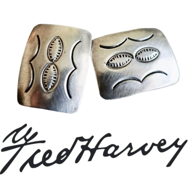 Product Image: Vintage Fred Harvey Silver Cufflinks