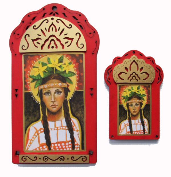 Product Image: Saint Kateri Tekakwitha Icon Large or Small Collage