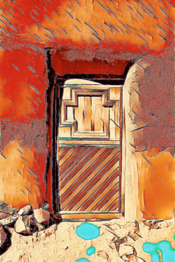 Product Image: “Door #3” Graphics-Infused Photography – Metal Print