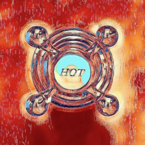 Product Image: “Hot” Graphics-Infused Photography – Metal Print