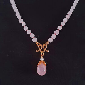 Product Image: Rosequartz Drop Necklace