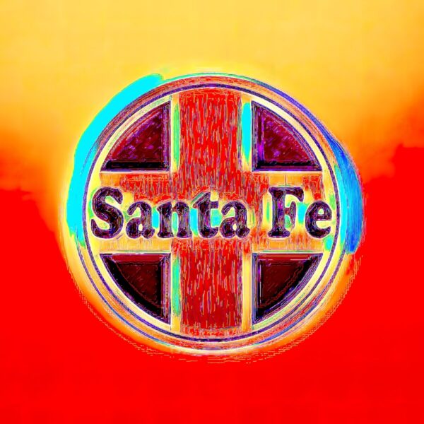 Product Image: “Santa Fe RR” Graphics-Infused Photography – Metal Print