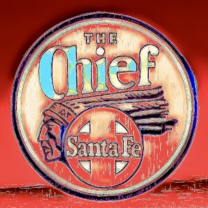 Product Image: “The Chief-Santa Fe” Graphics-Infused Photography – Metal Print