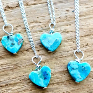 Product Image: Kingman Turquoise Heart Necklace