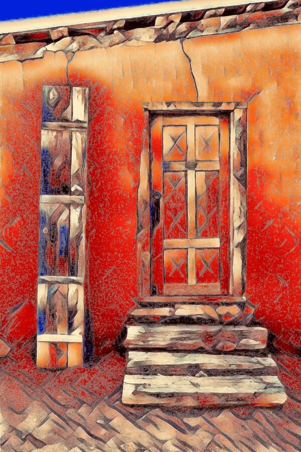 Product Image: “Door #6″ Graphics-Infused Photography – Metal Print