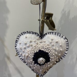 Product Image: Embroidered Neutral Heart -07